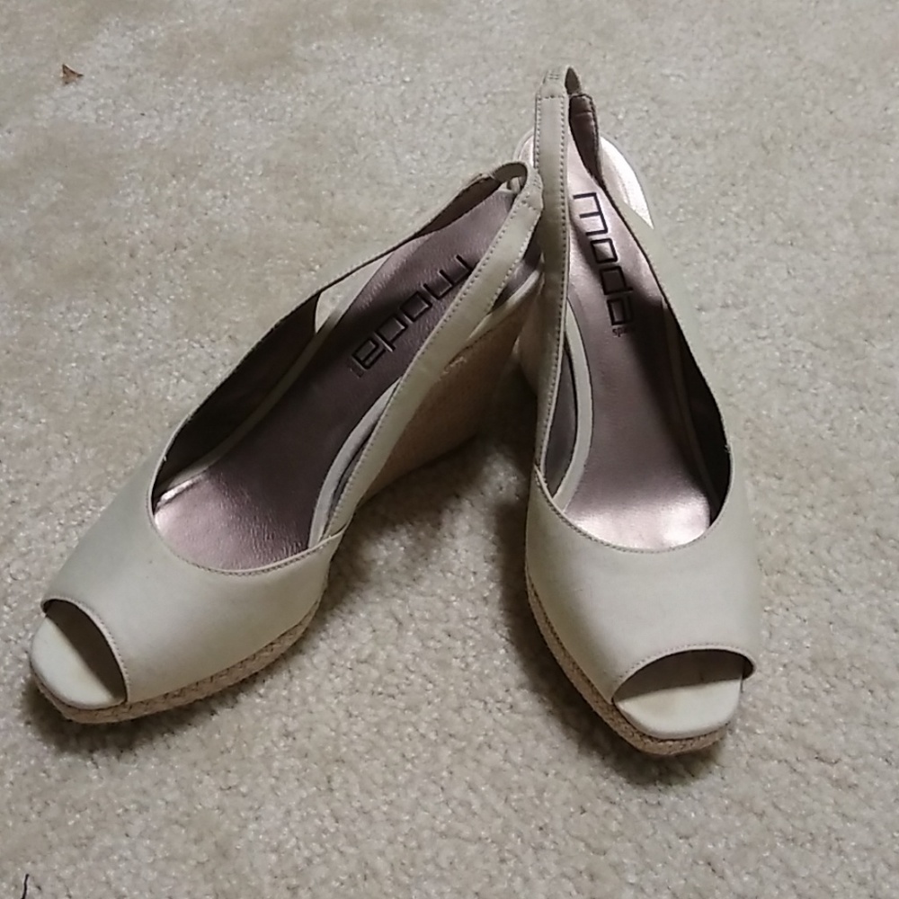 Light Khaki Espadrilles size 7M